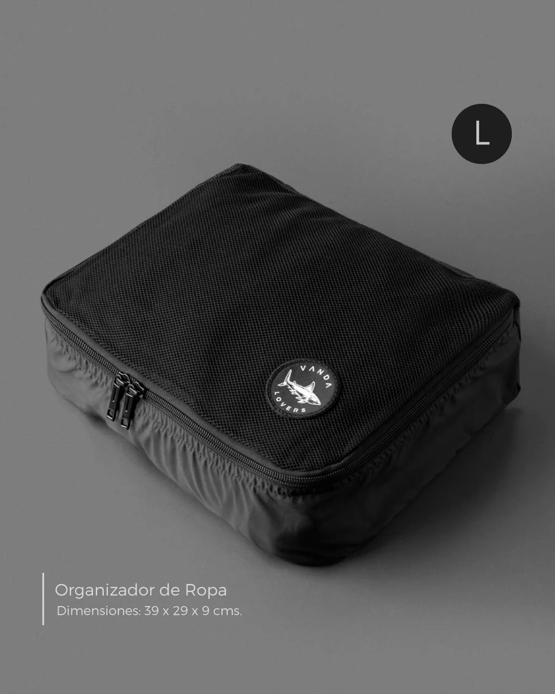 ORGANIZADOR DE VIAJE SHARK BLACK L