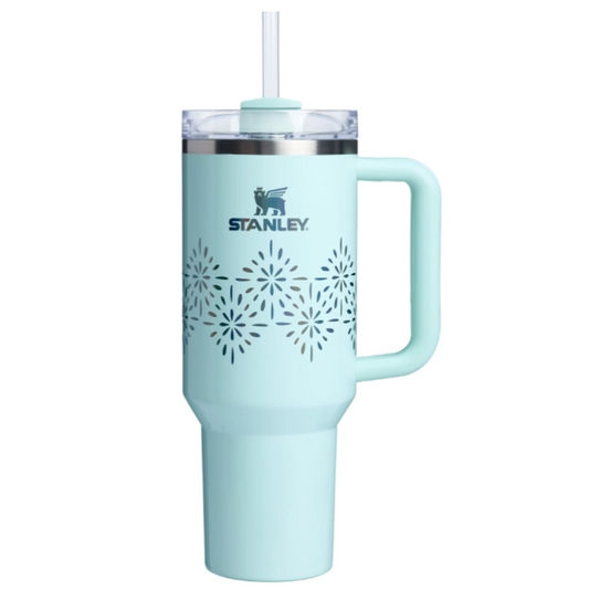 Termo Stanley Quencher H2.0 Flowstate Tumbler 40 Oz Seaglass Gloss