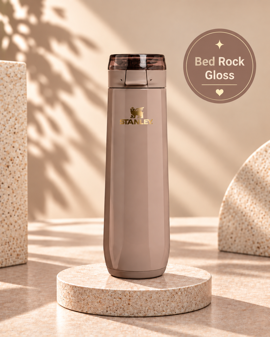Termo Stanley Flowstate Spring Bottle Bed Rock Gloss 20oz