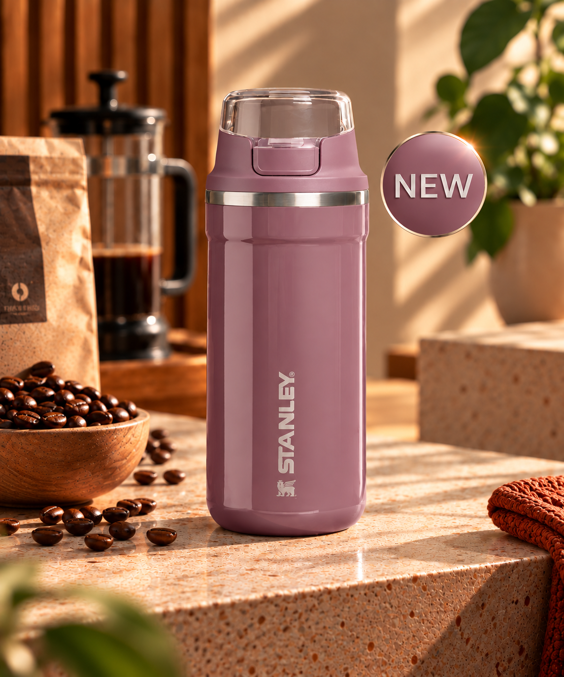 Termo Stanley District Pulse 12 oz Purple Smoke Gloss