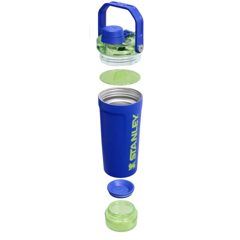 Termo Stanley Activate Shaker 20 oz Cobalt Chartreuse