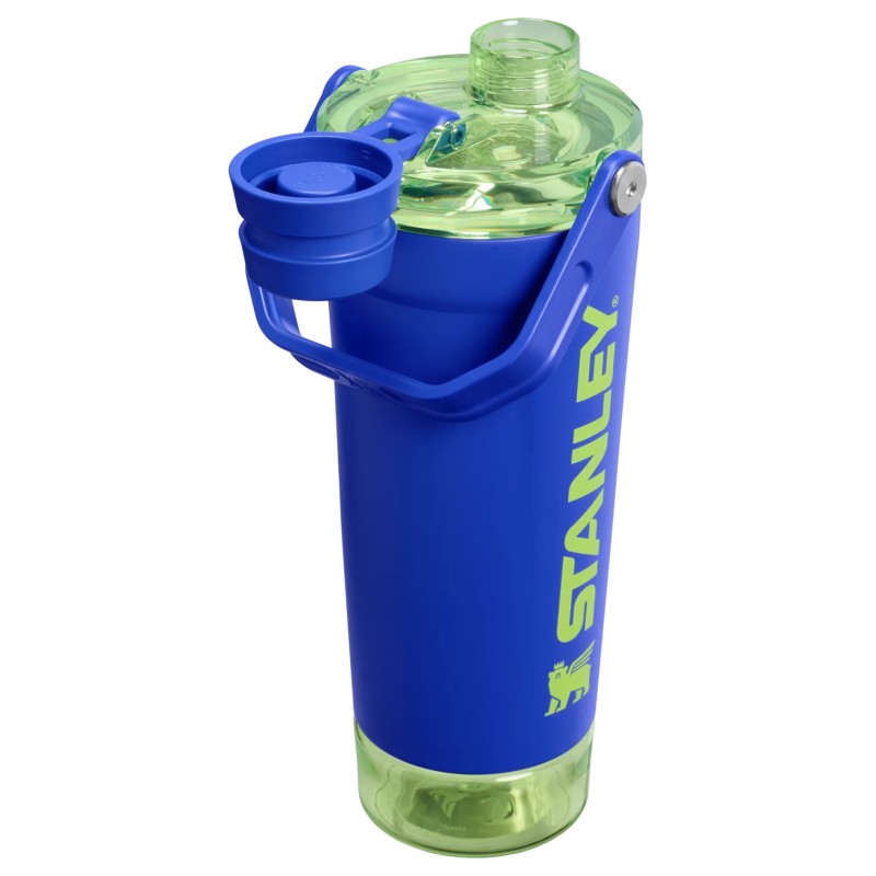 Termo Stanley Activate Shaker 20 oz Cobalt Chartreuse