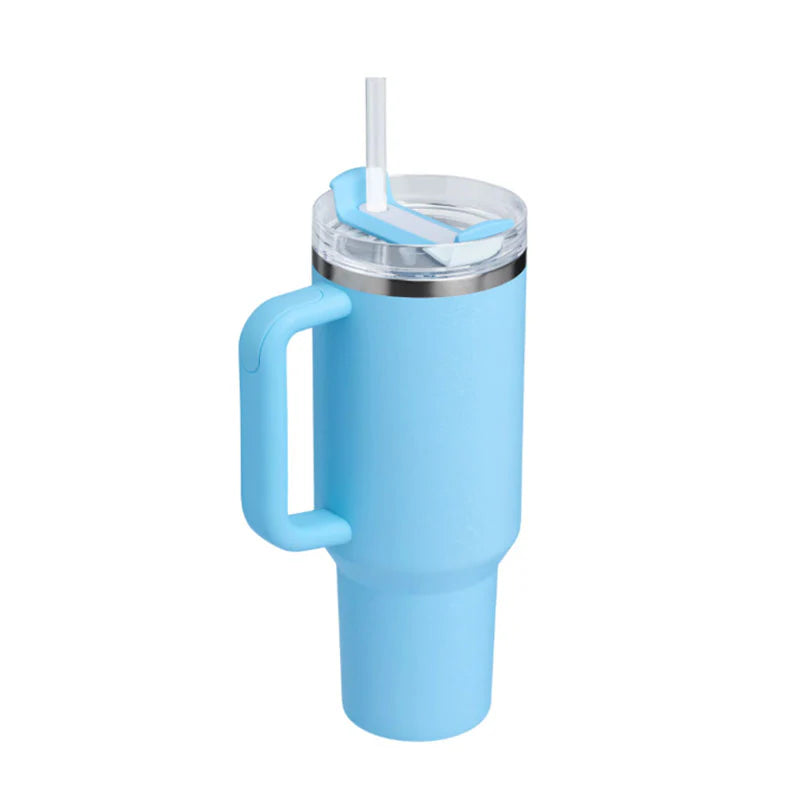 Termo Stanley Quencher H2.0 Flowstate Tumbler 40 Oz POWDER BLUE CRUSH