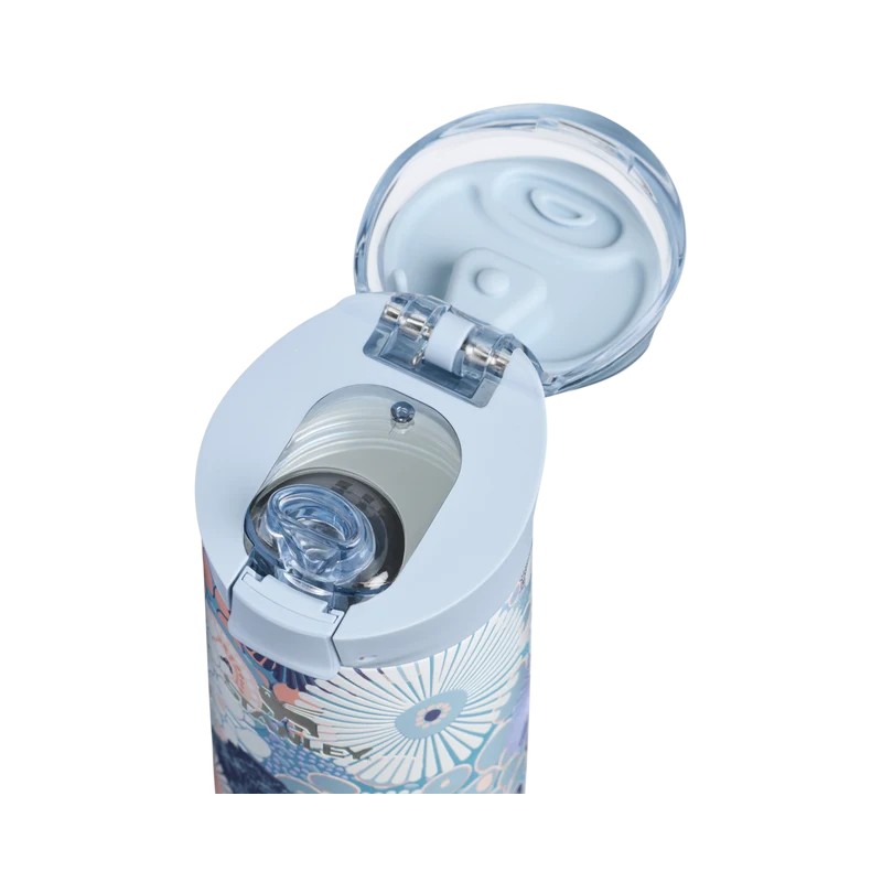 Termo Stanley Flowstate Spring Bottle Blue Dream Wildflower 20oz
