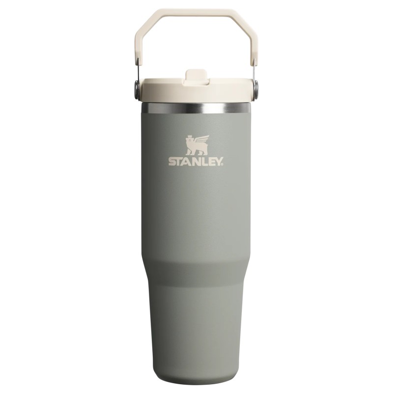 Termo Stanley Classic Flip Straw Tumbler 30 Oz Sage Grey