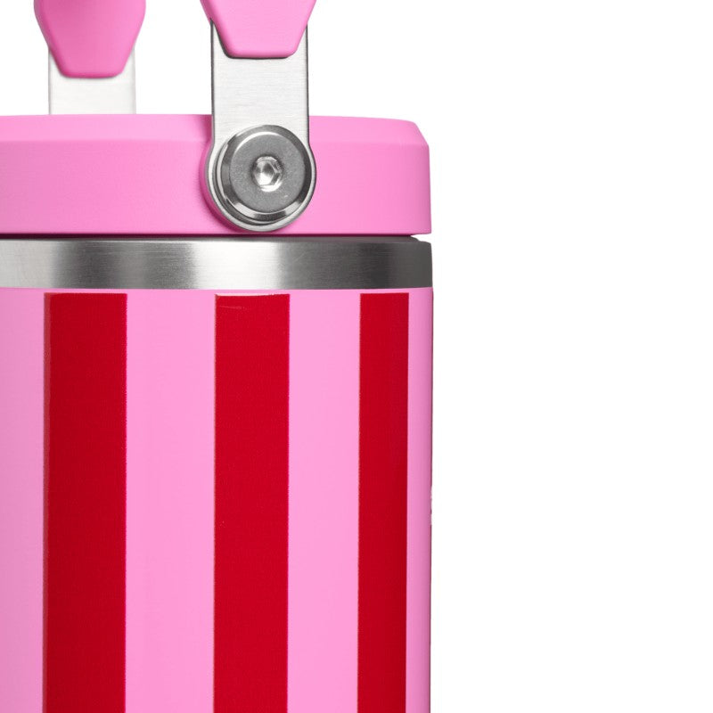 Termo Stanley Classic Flip Straw Tumbler 30 Oz Popsicle Peppermint Stripe