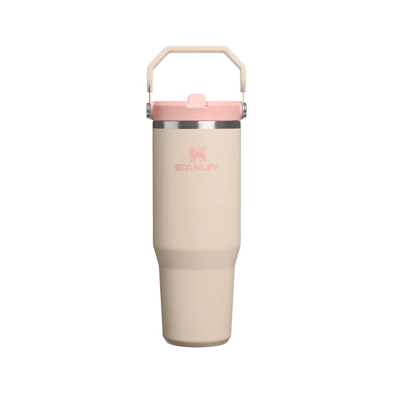 Termo Stanley Classic Flip Straw Tumbler  30 Oz Champagne
