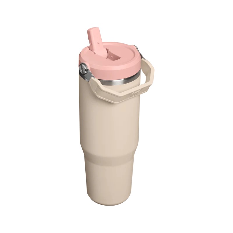 Termo Stanley Classic Flip Straw Tumbler  30 Oz Champagne