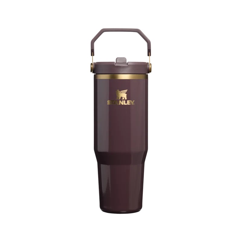 Termo Stanley Classic Flip Straw Tumbler  30 Oz Fig Gloss