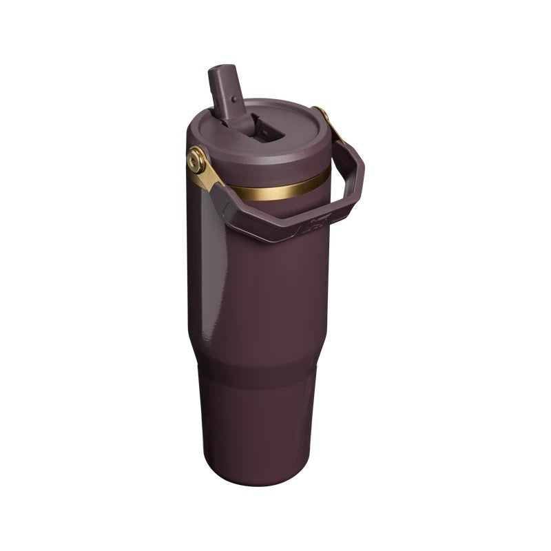 Termo Stanley Classic Flip Straw Tumbler  30 Oz Fig Gloss