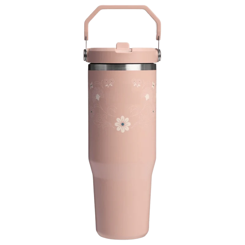 Termo Stanley Classic Flip Straw Tumbler  30 Oz Pink Dusk
