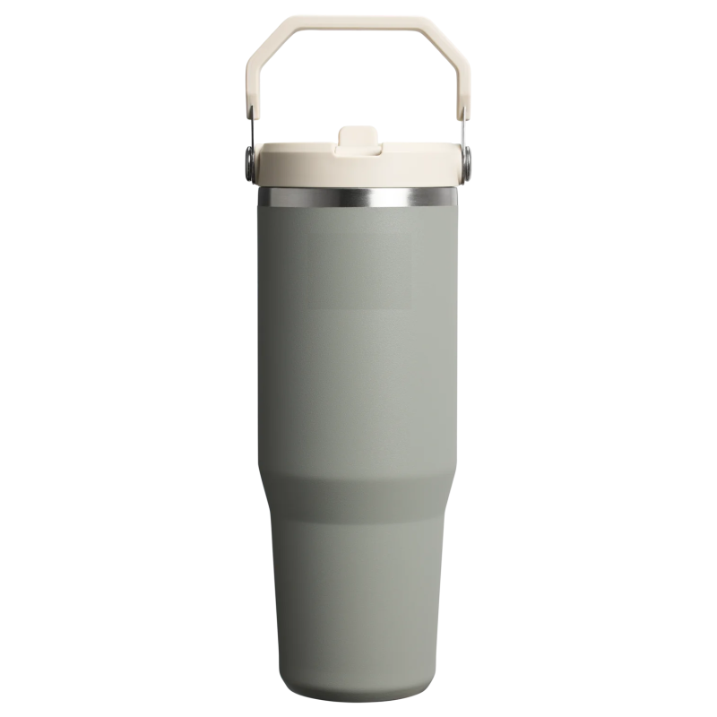 Termo Stanley Classic Flip Straw Tumbler 30 Oz Sage Grey
