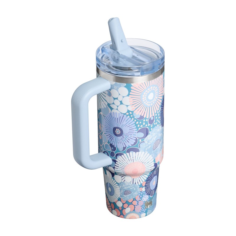 Termo Stanley Quencher Protour 30 Oz Blue Dream Wildflower